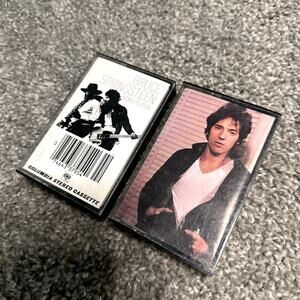 2 Bruce Springsteen Cassette Tapes Born to Run & Darkness on the Edge of Town